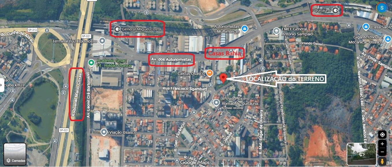 terreno quitauna osasco casas para renda